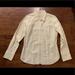 J. Crew Tops | J. Crew Long-Sleeve Button-Down Shirt | Color: White/Yellow | Size: M