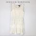 Jessica Simpson Dresses | Jessica Simpson Sleeveless Dress | Color: Cream | Size: L