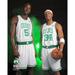 Kevin Garnett & Paul Pierce Boston Celtics Unsigned Hardwood Classics 2008 Media Day Portrait Photograph