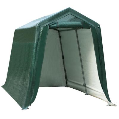 Costway Outdoor Carport Shed with Sidewalls and Waterproof Ripstop Cover-7 x 12 ft