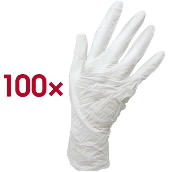 Papstar Einmalhandschuhe Nitril XL weiß weiß Image