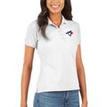 Women's Antigua White Toronto Blue Jays Legacy Pique Polo