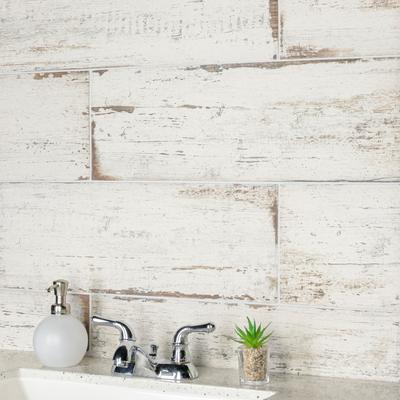 Merola Tile Retro Blanc 8-1/4