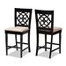 Baxton Studio Arden Modern and Contemporary Fabric Upholstered Wood Counter Stool