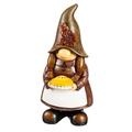 Plow & Hearth Lady Harvest Garden Gnome Statue Resin/Plastic | 16.54 H x 7.8 W x 7.8 D in | Wayfair 56529 LDY