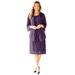 Plus Size Women's Sparkling Lace Jacket Dress by Catherines in Purple Pennant (Size 30 W)