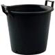 110 Litre Heavy Duty Extra Large Plastic Plant Pots with Handles Outdoor Garden Tree Planters Flower Planters Vegitable Plant Containers (5)