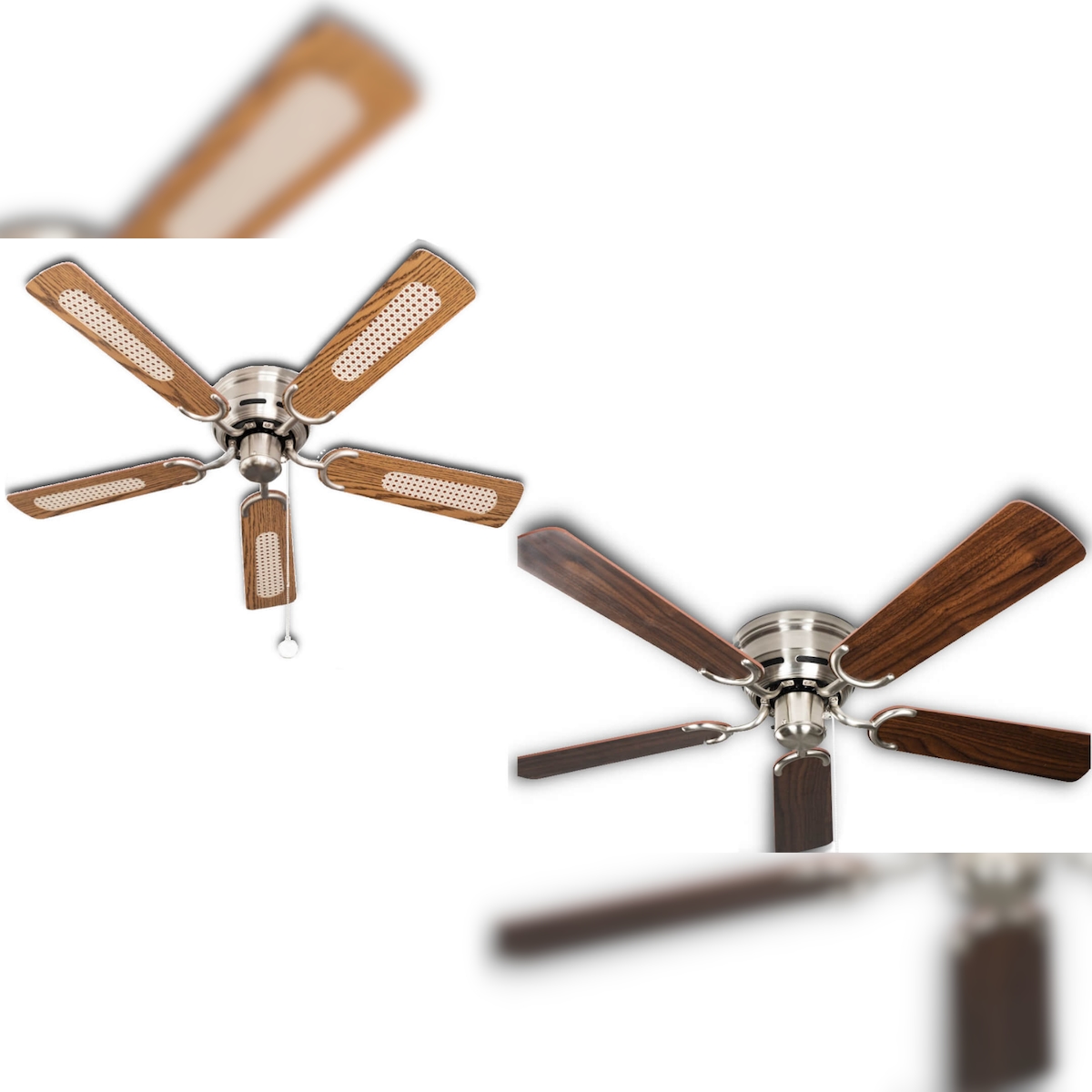 Pepeo Deckenventilator Kisa Deluxe BN Eiche / Walnuss 105 Image