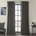 Exclusive Fabrics Anthracite Grey Blackout Curtain Panel Pair (2 Panels)