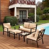 Patio Festival X-Back 6-Piece Outdoor Conversation Set