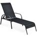 Outdoor Adjustable Reclining Patio Chaise Lounge Chair