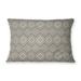 MAYA TAUPE Indoor|Outdoor Lumbar Pillow By Kavka Designs
