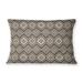 MAYA BROWN Indoor|Outdoor Lumbar Pillow By Kavka Designs