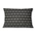 EDITH BLACK Indoor|Outdoor Lumbar Pillow By Kavka Designs