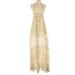Free People Dresses | Free People Boho Halter Maxi Dress Xs | Color: Green/White | Size: Xs
