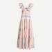 J. Crew Dresses | J.Crew Ruffle Beach Cover-Up In Sunset Stripe | Color: Blue/Pink | Size: Xs