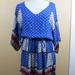 American Eagle Outfitters Dresses | American Eagle Outfitters Dress Size Xs Short Blue Can Fit S & M | Color: Blue/Pink | Size: Xs