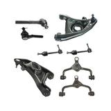 1995-1997 Mercury Grand Marquis Front Control Arm Ball Joint Tie Rod and Sway Bar Link Kit - TRQ PSA65457