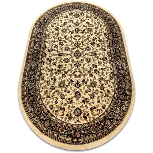 Teppich royal adr Oval modell 1745 Karamell beige 200×290 cm