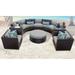 Barbados 8 Piece Outdoor Wicker Patio Furniture Set 08e