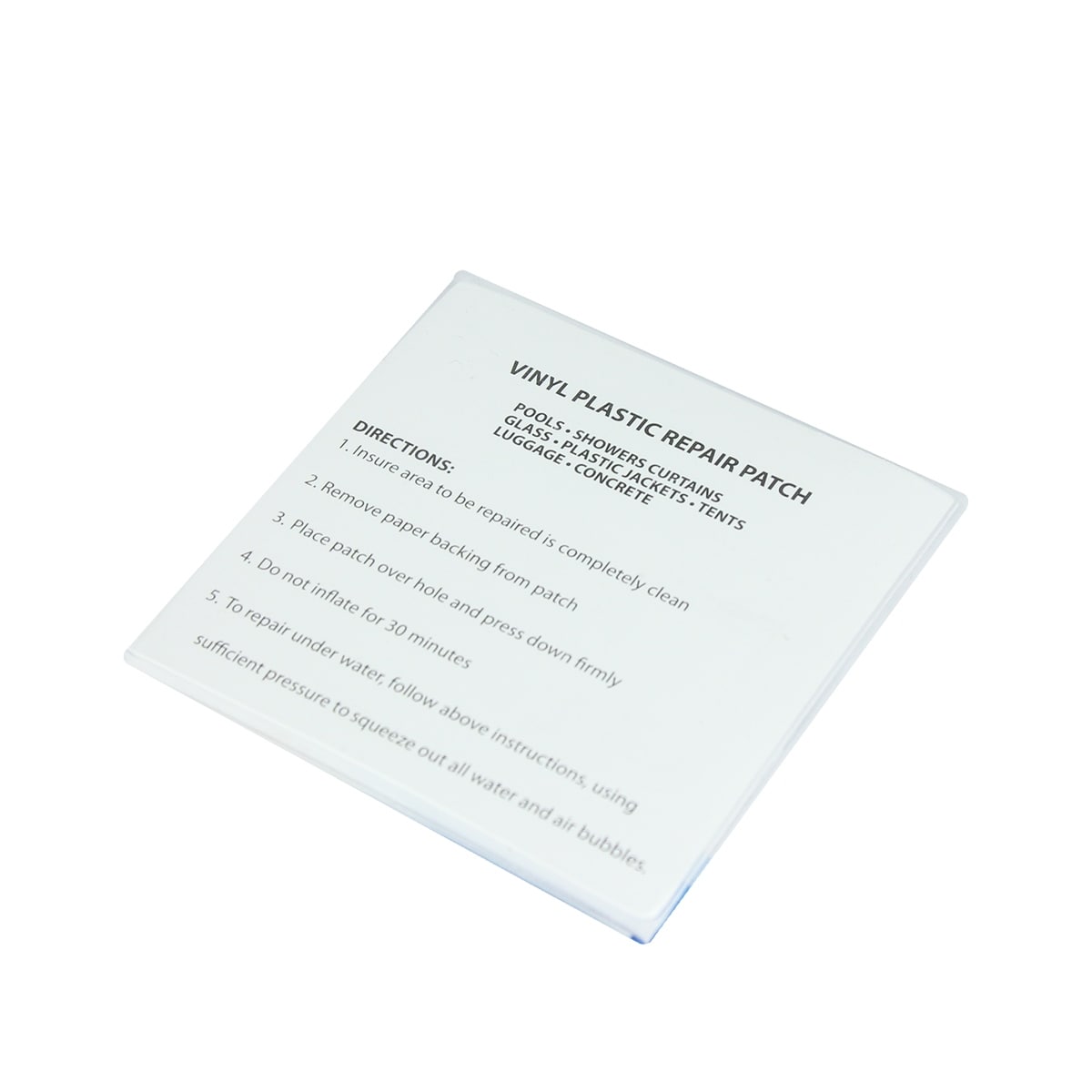 3-Inch 5 Pack Clear Repair Patches for Inflatables