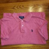 Polo By Ralph Lauren Shirts & Tops | Boys Short Sleeve Ralph Lauren Polo Cotton Shirt | Color: Red/White | Size: M 10-12