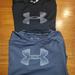 Under Armour Shirts & Tops | 2 Boys Under Armour Fitted Short Sleeves Size L | Color: Black | Size: Lb