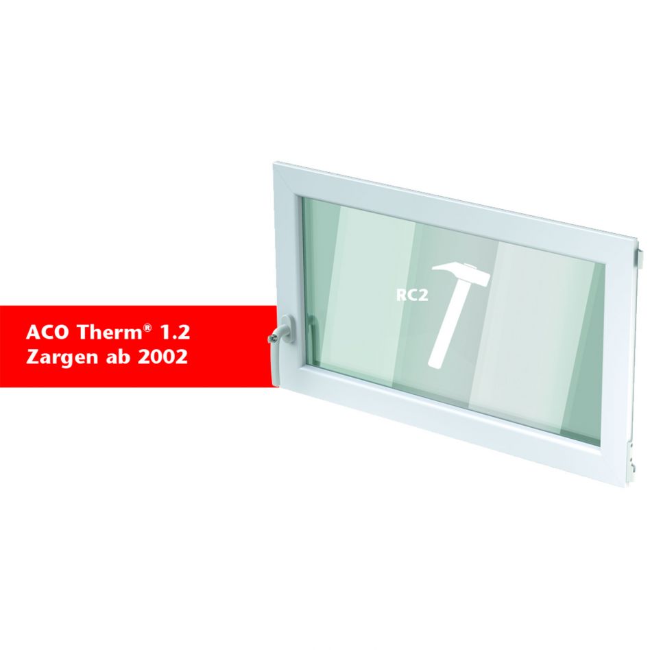 ACO Therm 1.2 Fenstereinsatz Dreh/Kipp einbruchhemmend mit 2-fach WSG VSG, Anschlag rechts, 100x100 cm Image