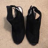Nine West Shoes | Black Suede Booties | Color: Black | Size: 9.5