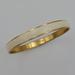 J. Crew Jewelry | J. Crew Off White & Gold Tone Bangle Bracelet | Color: Cream/Gold | Size: Os