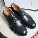 Gucci Shoes | Gucci Men's Lace Up Oxford Leather Shoes Sz 10 | Color: Black | Size: 10