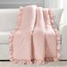 Rosalind Wheeler Lanny Throw Polyester in Pink | 50 W in | Wayfair 8C7958B26DBD4142BEC4C54DBA683818