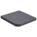 vidaXL Umbrella Weight Plate Black Granite Square 55.1 lb