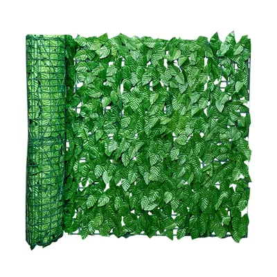 Rouleau de criblage de clôture de jardin à feuilles artificielles protection contre la décoloration