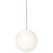 Pablo Lighting Bola Sphere LED Multi-Light Pendant Light with Small Canopy - BOLA SPH 8+10+12 CRM + BOLA CAN 9 WHT