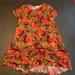 Lularoe Dresses | Lularoe Carly | Color: Gold/Red | Size: L