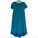 Lularoe Dresses | Lularoe Aqua Blue T-Shirt Dress Casual Soft | Color: Blue | Size: S
