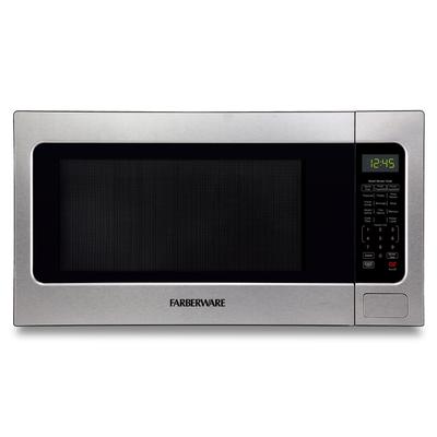 Farberware Professional 2.2 Cu. Ft. 1200-Watt Microwave Oven with Smart Sensor Cooking, Stainless Steel