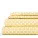 Becky Cameron Honeycomb Ultra-soft 4-piece Deep Pocket Bed Sheet Set