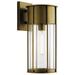 Kichler Camillo 18 Inch 1 Light Wall Light with Clear Seeded Glass in Natural Brass