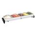 BroilKing NBS-5SP Professional Grand Buffet Server w/Stainless Base & Plastic Lids