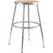 NPS 19 -27" Height Adjustable Heavy Duty Steel Stool, Grey