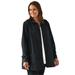 Plus Size Women's Pleat-Back Denim Jacket by Woman Within in Black (Size 2X)