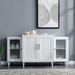 Latitude Run® Elllise 62" Wide Sideboard Wood in White | 30 H x 62 W x 15.75 D in | Wayfair DB70EA138A684CC7807FB2A07039C610