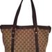 Gucci Bags | Gucci Monogram Canvas Shoulder Bag | Color: Brown/Tan | Size: 14"L X 5"W X 8"H