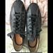 Coach Shoes | Coach Black Leather Canvas Shoes | Color: Black | Size: 10