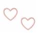 Kate Spade Jewelry | Kate Spade Yours Truly Open Heart Earrings | Color: Gold/Pink | Size: Os