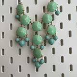 J. Crew Jewelry | J.Crew Statement Bauble Necklace Mint Green & Gold | Color: Gold/Green | Size: Os