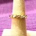 Anthropologie Jewelry | Domino Crystal Ring Size 6 | Color: Gold | Size: 6