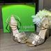 Kate Spade Shoes | Kate Spade Prima Heels Nwt | Color: Gold | Size: 8.5